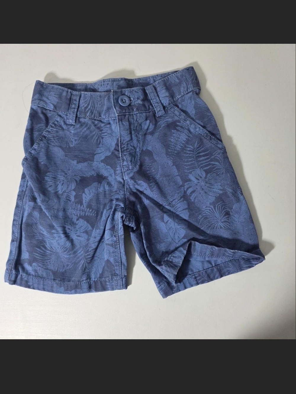 Sonoma Navy Blue Tropical Print Shorts